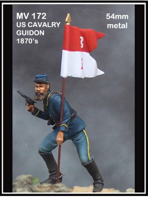 MV 172 US CAVALRY STANDARD BEARER (El kit se vende sin montar ni pintar)