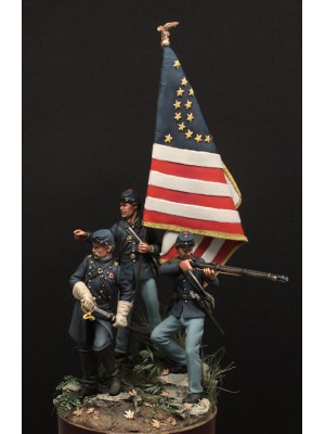 MD 33, 20th Voluntarios de Maine, Little Round Top, Gettysbrug, 1863 (El kit se vende sin montar ni pintar)