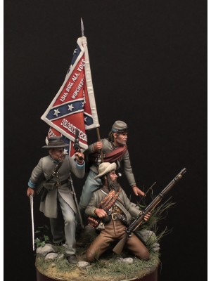 MD 32, 15th Voluntarios de  Alabama , Little Round Top, Gettysbrug, 1863 (El kit se vende sin montar ni pintar)